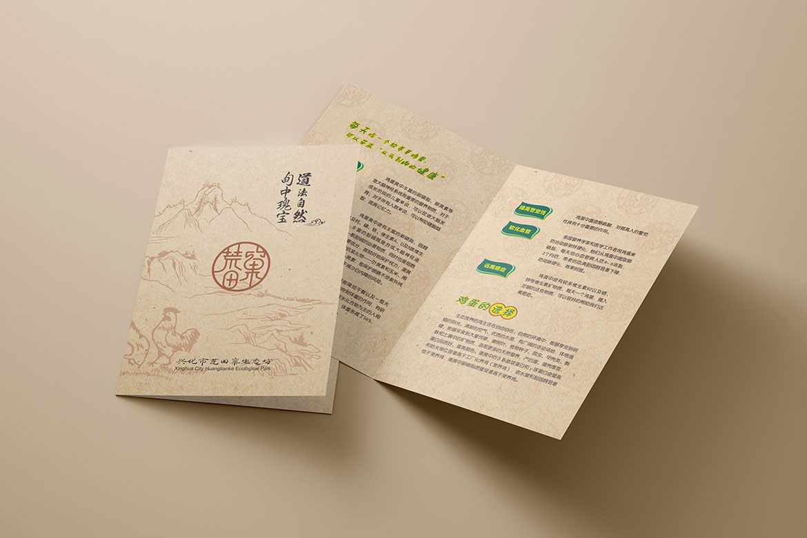 荒田窠宣傳單設(shè)計