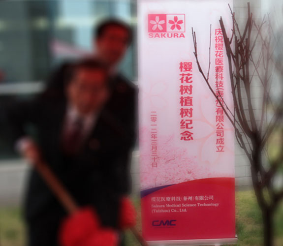 藥城櫻花醫(yī)療易拉寶設(shè)計
